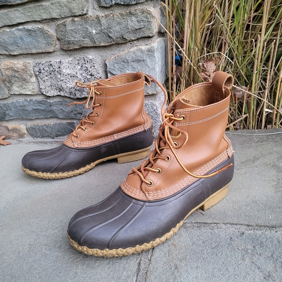 L.L.Bean thinsulate lined duck boots - Picture 4 of 14
